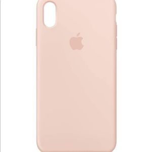 Light pink Apple iPhone X case